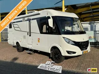 Hymer B-MC I 680 ENKELE BEDDEN  +  HEFBED