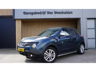 Nissan Juke 1.6 116pk Acenta automaat Clima cruise trekhaak side bars *168722km* NL auto 2de eign *G