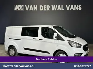 Ford Transit Custom 2.0 TDCI 130pk L2H1 Dubbele Cabine Euro6 Airco | 6-Zits | Camera | Navigatie | A