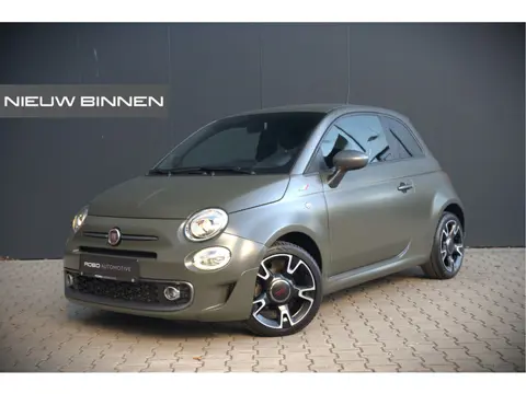 Fiat 500 0.9 TwinAir Turbo Sport | Mat Groen | Apple Carplay | Parkeersensoren | Navigatie | Climate