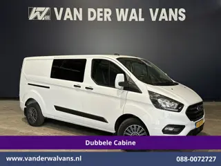 Ford Transit Custom 2.0 TDCI 130pk L2H1 Dubbele Cabine Euro6 Airco | 6-Zits | LED | Cruisecontrol | 