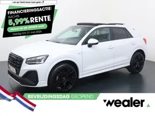 Audi Q2 35 TFSI S Edition | 150 PK | Automaat | Trekhaak | Panoramadak | 19" LM velgen | Matrix LED 