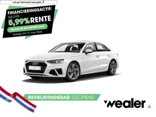 Audi A4 Limousine 40 TFSI S edition | 204 PK | Automaat | Panoramadak | Climate control | Dodehoek d