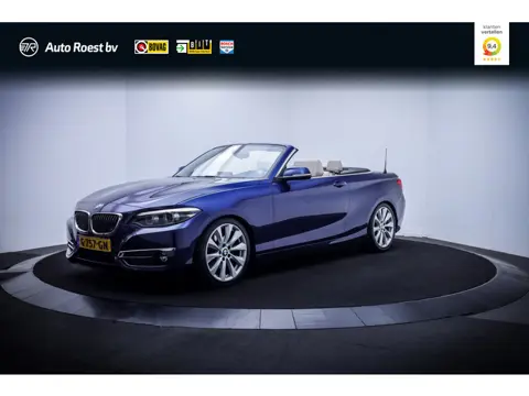 BMW 2 Serie Cabrio 220iA High Executive FULL LED | CAMERA | LEDER | STUUR+STOELVERW | NAVI | SPORTST
