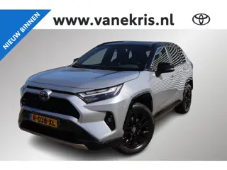 Toyota RAV4 2.5 Hybrid AWD Style, Trekhaak, Bearlock, Panoramisch schuif/kanteldak Alarm Klasse 3!