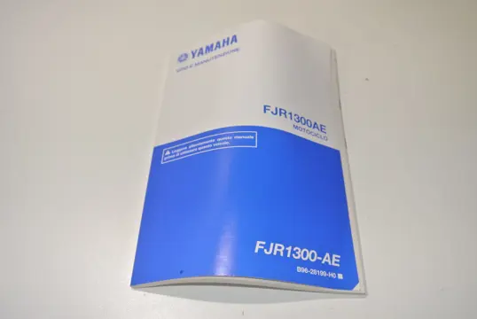 INSTRUCTIEBOEKJE Yamaha FJR 1300 2016 - 2019
