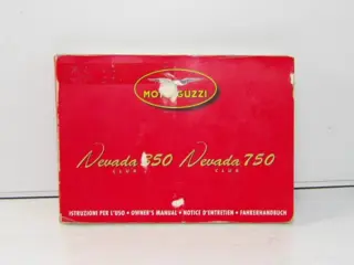 INSTRUCTIEBOEKJE Moto Guzzi Nevada 750 1991 - 2019