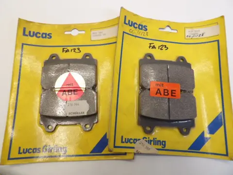 REMBLOKKEN VOOR Yamaha XJR 1200 1996 - 1998