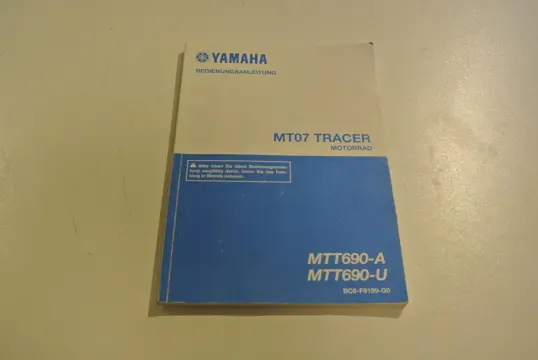 INSTRUCTIEBOEKJE Yamaha FJR 1300 2016 - 2019