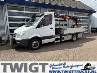 Mercedes-Benz 516CDI Open laadbak met kraan (C1) (bj 2009)