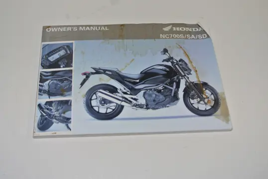 INSTRUCTIEBOEKJE Honda NC 700 S 2012 - 2015