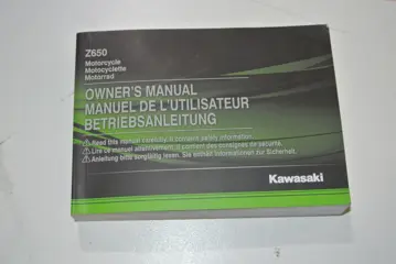 INSTRUCTIEBOEKJE Kawasaki Z 650 2020 - 2022