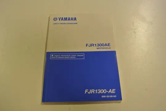 INSTRUCTIEBOEKJE Yamaha FJR 1300 2016 - 2019