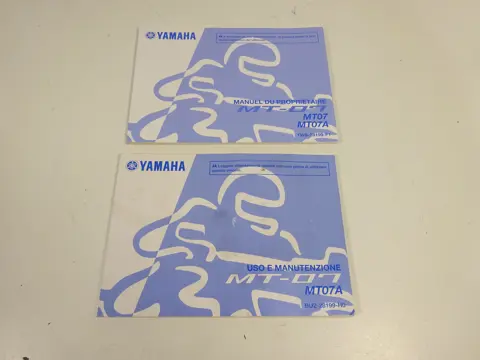 INSTRUCTIEBOEKJE Yamaha MT 07 2014 - 2017