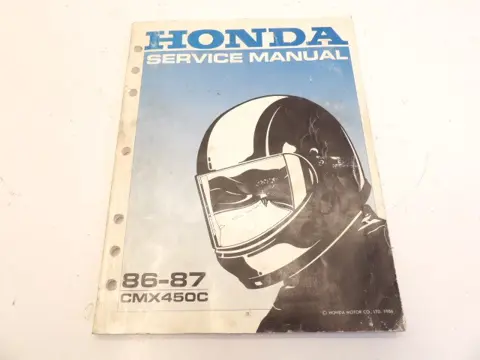 WERKPLAATSHANDBOEK Honda CMX 450 1986 - 1987