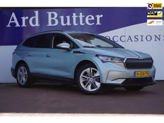 Skoda Enyaq iV 60+warmte-pomp+stoel&stuur-verw+Assist/Comfort/parkeer/climate-Pakket+Elek-trekh91% S