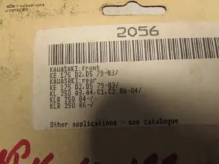 REMBLOKKEN ACHTER Kawasaki Overige Kawasaki 1960 - 2021