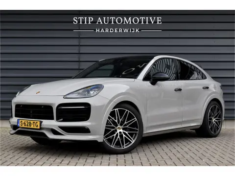 Porsche Cayenne Coupé 3.0 E-Hybrid 462pk Platinum Edition Techart | Krijt | Pano | 22'' Wielen | Tre