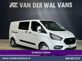 Ford Transit Custom 2.0 TDCI 130pk L2H1 Dubbele Cabine Euro6 Airco | 6-Zits | Camera | Navigatie | L
