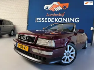 Audi Cabriolet 2.6 V6 automaat / bj. 1995 / NAP met 120989 km.en APK tot 09/2027 / kleur: bordeaux /