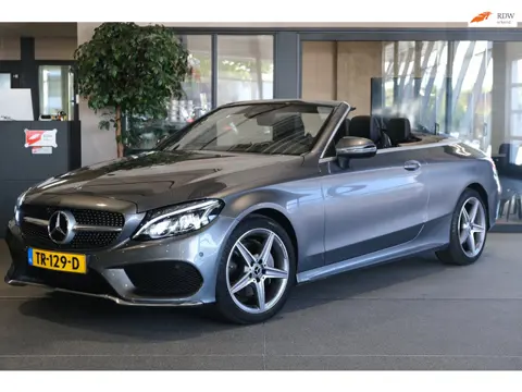 Mercedes-Benz C-klasse Cabrio 180 AMG DCT Cruise Xenon Led Leder Cam Dodehoek