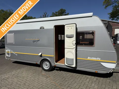 Dethleffs Lifestyle 500 DB FRANSBED RONDZIT TENT TOP