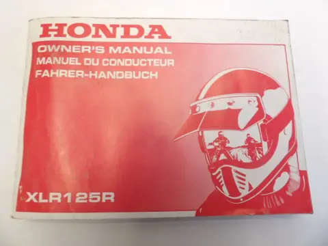 INSTRUCTIEBOEKJE Honda Overige Honda 1960 - 2021