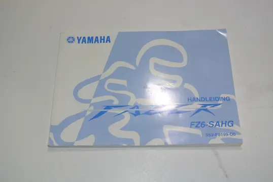 INSTRUCTIEBOEKJE Yamaha FZ6 2008 - 2009