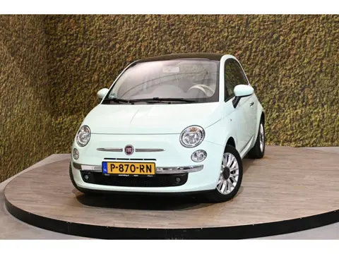 Fiat 500 1.2 Lounge | Pano | PDC | Airco | Mintgroen | Lage KM's
