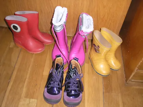 Regenlaarsjes: maat 21 t/m 38