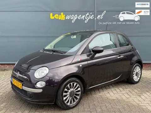 Fiat 500 0.9 TwinAir Turbo Popstar *airco *lichtmet. *paars