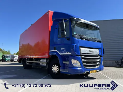 DAF CF 230 FA / 543 dkm / Tacho V2 / Box / Schuifzeil / Laadklep / APK TUV 08-26