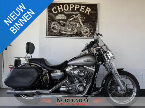 Harley Davidson 96 FXDC Dyna Super Glide Custom vrijwel nieuwstaat, veel extra,s