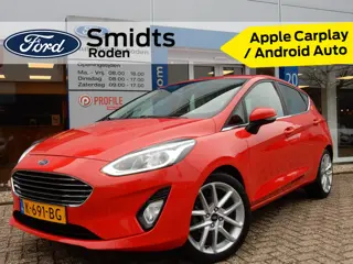 Ford Fiesta EcoBoost Hybrid 125 pk Titanium | Clima | Cruise | Parkeersensoren | Groot scherm | 17-i