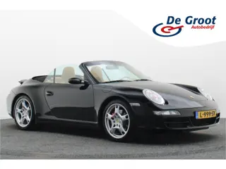Porsche 911 Cabrio 997 3.8 Carrera 4S Adapt. Onderstel, Sport Chrono, Leer, Xenon, Navigatie, Climat