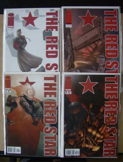 7 red star amerikaanse comic