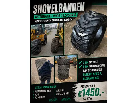BKT Alternatief voor Dunlop/Mitas 15.5/55R18 enz.