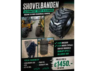 BKT Alternatief voor Dunlop/Mitas 15.5/55R18 enz.