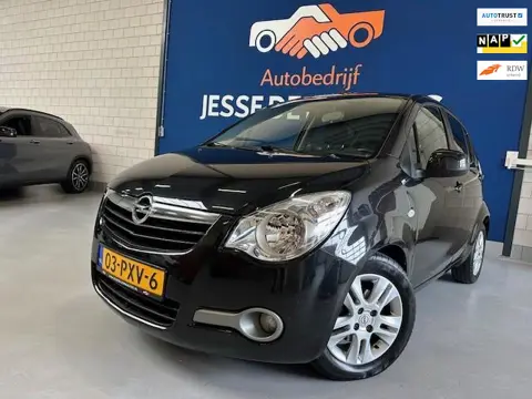 Opel Agila 1.2 Edition / bj.2011 / kleur: zwart / airco / sportvelgen / NAP met 127975 km.en APK tot