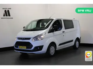 Ford Transit Custom 2.2 TDCI 125PK Dubbel Cabine - Airco - Radio - PDC - €7.450,- Excl.