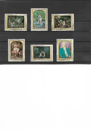 Mauritius Michel nr. 325-30 Postfris