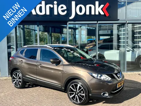 Nissan Qashqai 1.2 Tekna | AUTOMAAT | TREKHAAK | PANORAMA DAK | LEDER | 19" LM VELGEN | NAVIGATIE | 