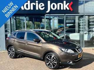 Nissan Qashqai 1.2 Tekna | AUTOMAAT | TREKHAAK | PANORAMA DAK | LEDER | 19" LM VELGEN | NAVIGATIE | 