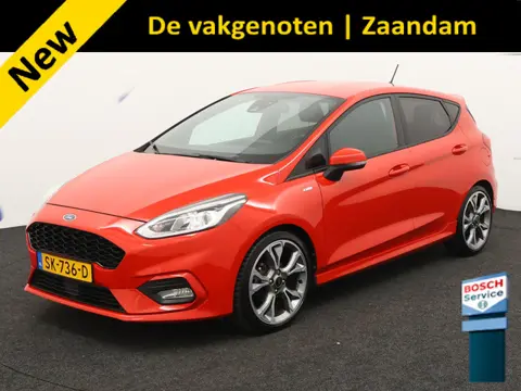 Ford Fiesta 1.0 EcoBoost ST-Line carplay, bluetooth, airco, cruise control, spoiler, bandenspannings