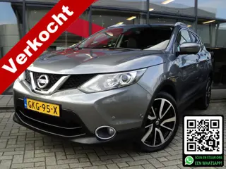 Nissan QASHQAI 1.2 Tekna + | PANORAMADAK | LEDER | NAVIGATIE | VIERSEIZOENEN BANDEN | TREKHAAK | 360