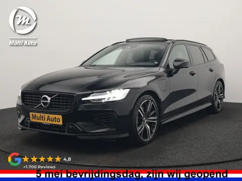 Volvo V60 T6 Recharge AWD R-Design LONG RANGE PHEV 350pk Dealer O.H. | Panodak | Camera | Harman / K