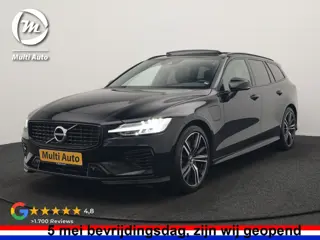 Volvo V60 T6 Recharge AWD R-Design LONG RANGE PHEV 350pk Dealer O.H. | Panodak | Camera | Harman / K