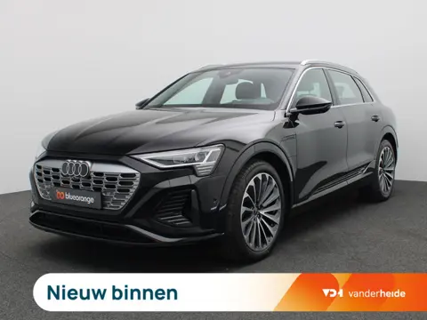 Audi Q8 e-tron 55 quattro S Edition 115 kWh 408PK Aut. SOH 89,17%, Trekhaak, Memorystoel, Leder, Hea