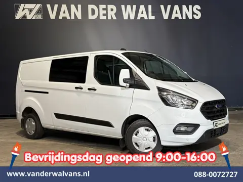 Ford Transit Custom 2.0 TDCI 130pk L2H1 Dubbele Cabine Euro6 Airco | 6-Zits | Camera | Apple Carplay