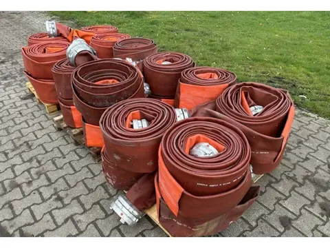 6 duims aanvoer brandweer slangen tbv beregening of bemesting ex brandweer